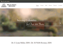 Tablet Screenshot of millerdentalassociates.com